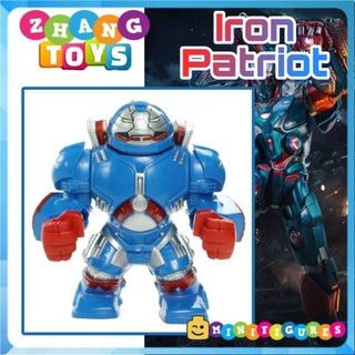 Đồ chơi Xếp hình Ironman Patriot Endgame BigFigures Minifigures Pogo PG8241 PG2061