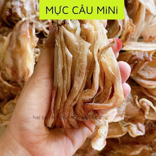 Mực khô câu size mini không cán ép mực mới-chuẩn mực câu