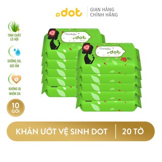 Khăn ướt vệ sinh chăm sóc da DOT 20 tờ/gói