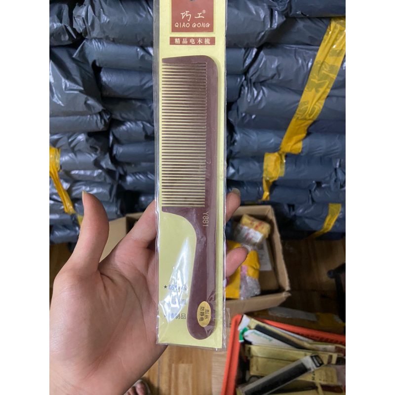 Lược sừng cắt tóc nam bản to