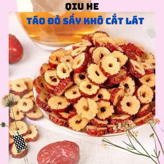 Táo đỏ cắt lát sấy khô, táo đỏ thái lát khô giòn