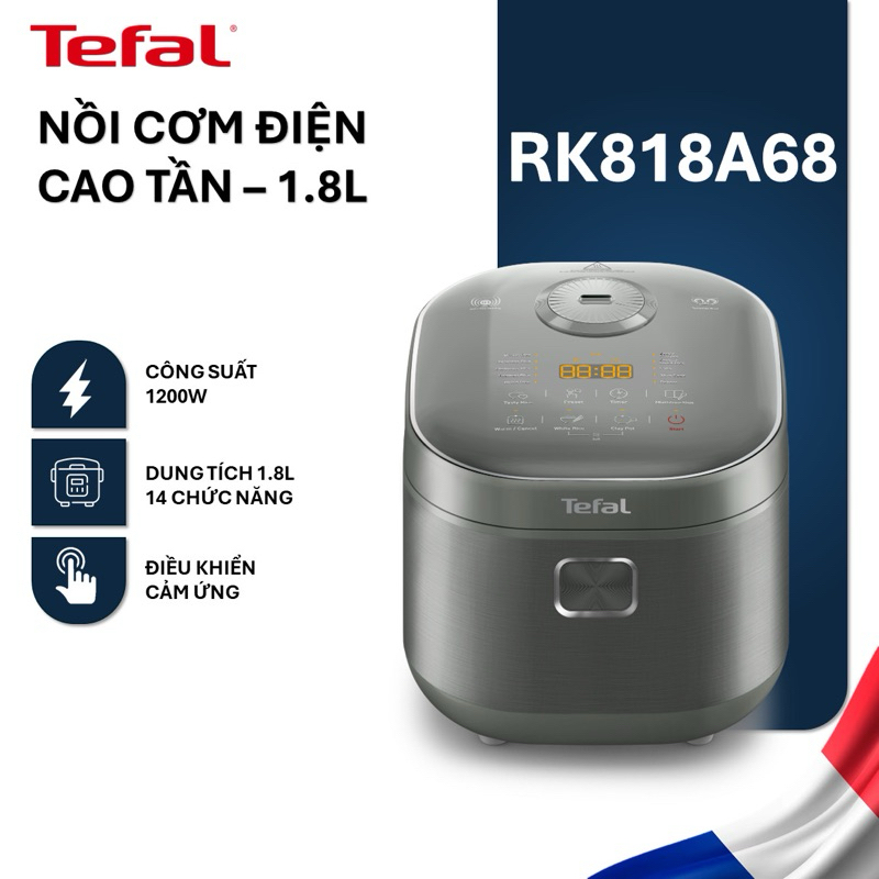 Nồi cơm điện cao tần Tefal RK818A68 - 1.8L