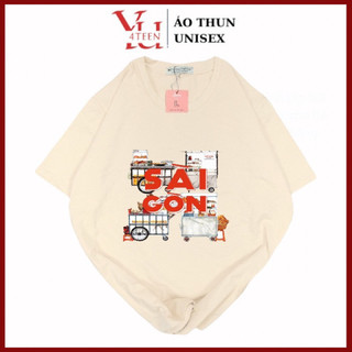 Áo Thun PHÔNG UNISEX in decal VIET NAM SAI GON VIETNAM SAIGON - Hình chụp thật (Đủ size M-L-XL-XXL BIGSIZE)