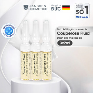 Tinh chất hỗ trợ điều trị giãn mao mạch Janssen Cosmetics Couperose Fluid 3x2ml