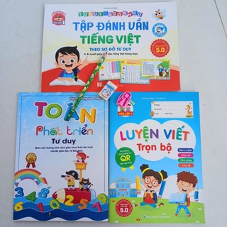 Combo 3 quyển trọn bộ dành cho bé từ 4 đến 6 tuổi