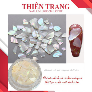 Xà cừ vân đá ánh trai 3d -xà cừ trắng hủ lẻ _ xà cừ trắng ẩn gel ẩn bột chuyên dụng ngành nail