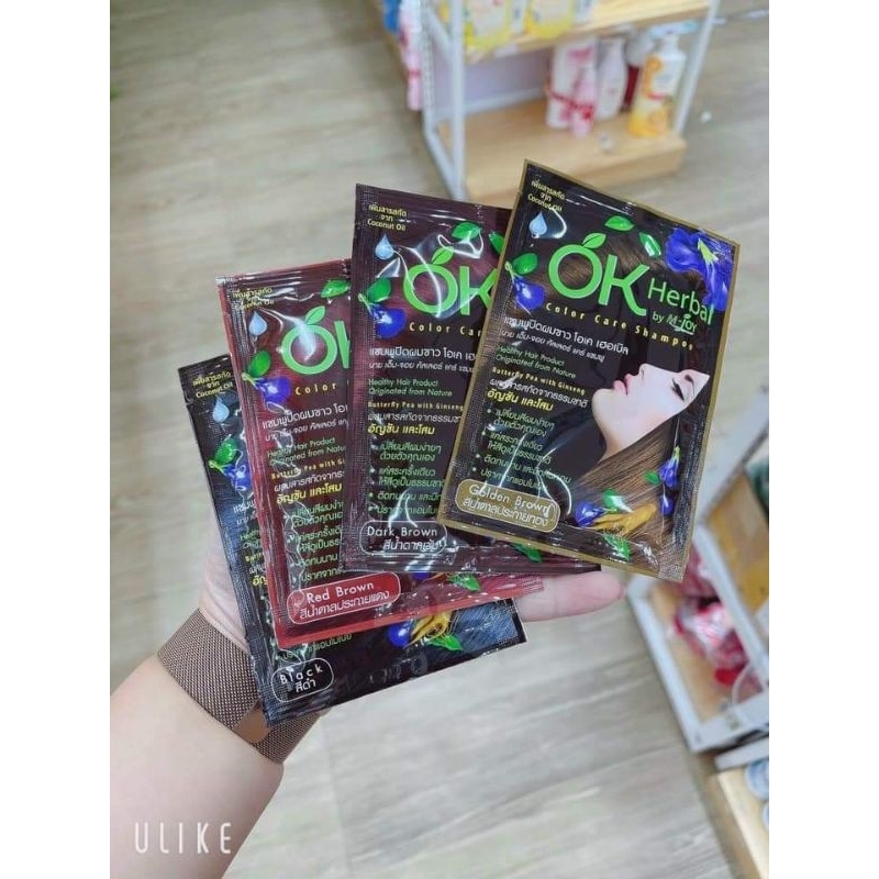 Gội nhuộm OK Herbal Thái Lan