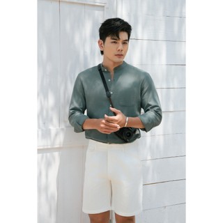Sơ Mi Americus Gosani AG330 Linen Màu Xanh