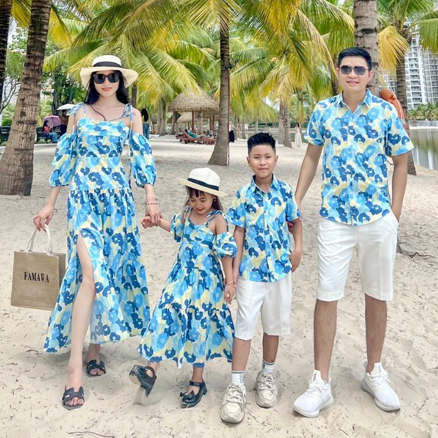 Váy đi biển maxi size 7kg - 100kg chất vải thô cotton thiết kế cao cấp