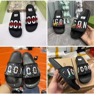 Dép Nam Nữ Unisex Quai Ngang ICON đỏ mẫu mới siêu bền-dép cao cấp của năm