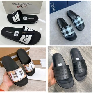 Dép Nam Dolce Khoá Mẫu Mới Nhất - Dép Nam Dolce cực chất, dép BBR nam quai ngang đế đúc trống trơn trượt