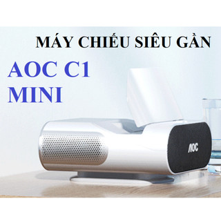 Máy chiếu siêu gần aoc c1 mini - công nghệ dlp , 800 ansi lumens, full hd