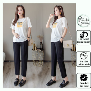 Quần bầu baggy công sở Ki An, quần bầu chất Umi Hàn cao cấp cam kết ko xù ko bai, quần bầu mặc đi làm size S~3xl