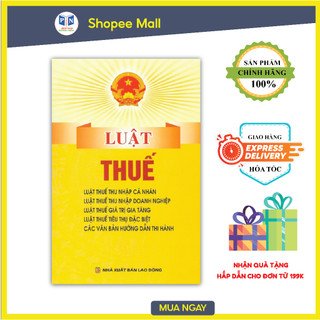 Sách - luật về thuế bìa mềm