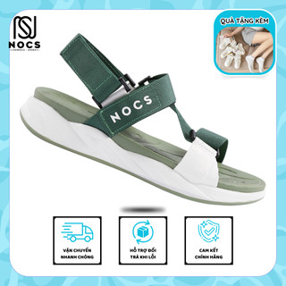 Giày Sandal Nữ Màu Xanh Lá Đế Pu Quai Dù Êm Chân - Dép Quai Hậu Thời Trang Phong Cách Năng Động NOCS