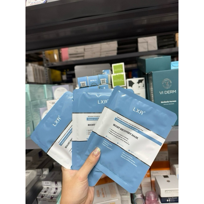 Mặt nạ (LXR XANH) Boost Recovery Mask dưỡng ẩm, làm dịu, chống nhắn cho da