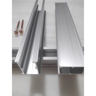 Thanh rail nhôm mini dài 20cm lắp pin năng lượng mặt trời