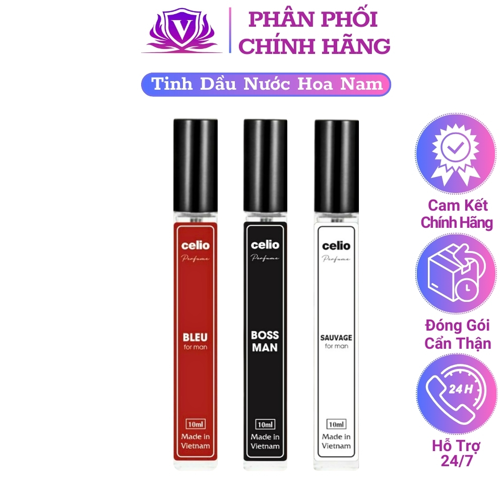 Nước Hoa Nam Thơm Lâu 10ml Celio Nc Hoa Nam Mini Chính Hãng Cao Cấp giá Rẻ Blue Boss Man Sauvage Dạng Xịt Khử Mùi Cơ Thể