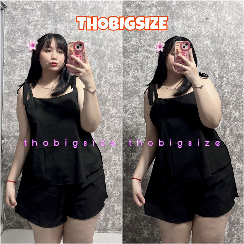 Set Bộ Ngủ Đùi Bigsize Siêu Đáng Yêu Lụa Mango ( Thỏ Bigsize )