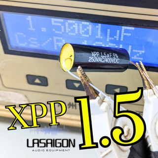 Tụ 1.5 uf 400v xpp chính hãng lắp phân tần loa cao cấp gia 1 cai