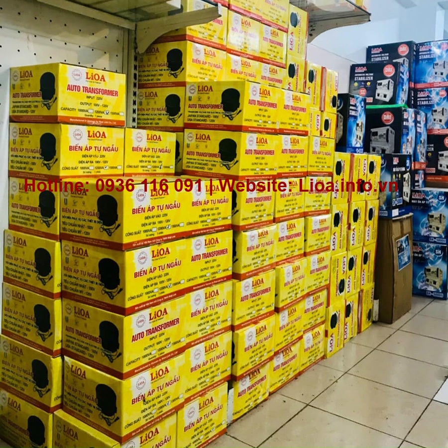 Biến áp tự ngẫu LiOA 2000VA DN020 - Bộ đổi nguồn LiOA 2000VA - Bộ đổi nguồn 220V sang 100V 110V 120V