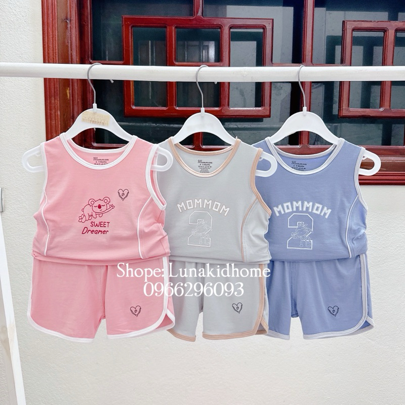 Ba lỗ Mommom mềm mát cho bé (6-9m đến 3-4y)