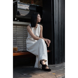 Đầm linen sát nách - Đ42