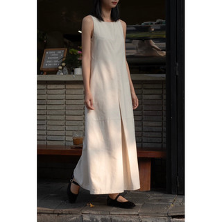 Đầm linen sát nách - Đ42