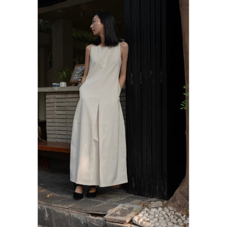 Đầm linen sát nách - Đ42