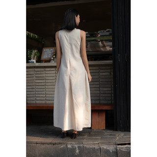 Đầm linen sát nách - Đ42