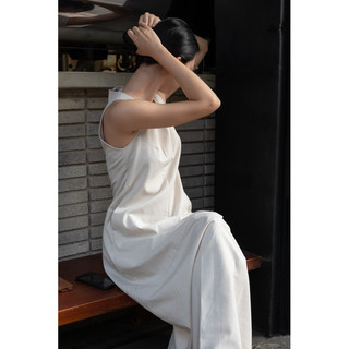 Đầm linen sát nách - Đ42