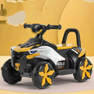 Xe máy điện cho bé 818 (bình acquy đạp chân ga) có đèn, nhạc