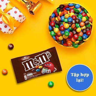 Kẹo sô cô la sữa m&m's gói 180g-đậu phộng 180g