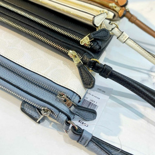 Ví C  Double Zip chất da thật mềm dày bền