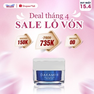 Kem Dakami II - dưỡng trắng da mặt, mờ nám tàn nhang hộp 30G