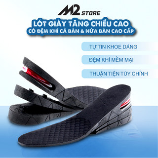 Lót giày tăng chiều cao có đệm khí cả bàn & nửa bàn cao cấp L110AB