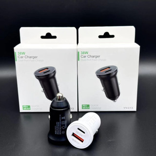  Đầu tẩu sạc nhanh ô tô Tẩu sạc ô tô cao cấp 38w cổng ra Type-c + USB 