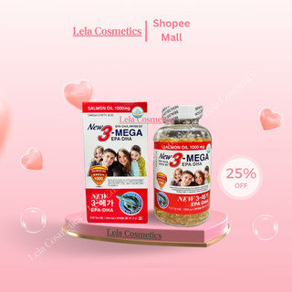  Dầu Cá Omega 3 GC Hàn Quốc Lọ 300 Viên Salmon Oil 1000mg Bổ Sung DHA và EPA Tốt Cho Não Bộ Mắt 