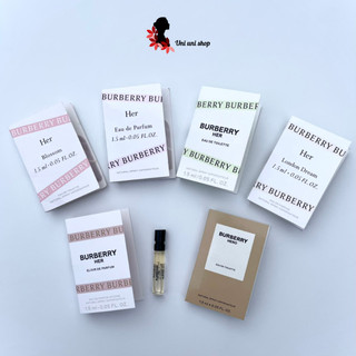 Vial nước hoa, mẫu thử Burberry Her edp, Blossom, London Dream, Her Elixir, Her edt chính hãng