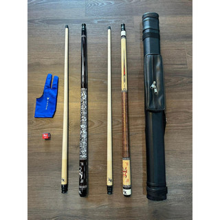 Cơ bida cá nhân - cơ big cue taiwan - cơ lỗ cao cấp tặng bao đựng, gang tay và lơ