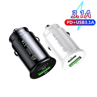 Tẩu sạc ô tô Baseus siêu nhanh 2 cổng 30w pd qc3.0 5a led quick charge 3.0