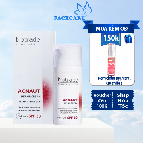 Kem Dưỡng Biotrade Acnaut Repair Cream - Chống Nắng Tái Tạo Sau Mụn 30ml