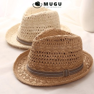 Mũ Cói Vành Nhỏ MC12 Dễ Phối Đồ - Mũ Cói Đi Biển Chống Nắng | MUGU