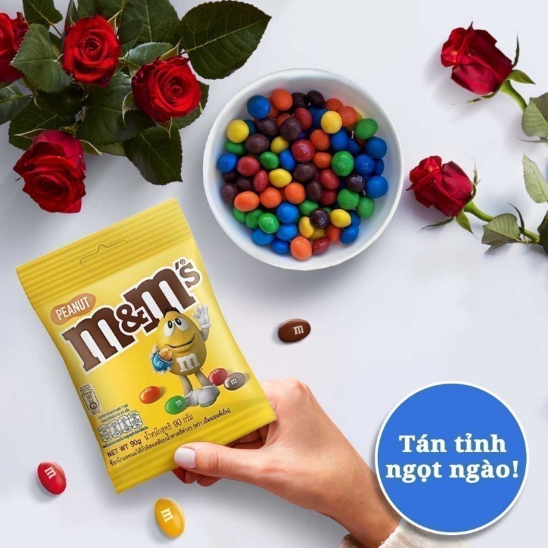 Sô cô la M&M 90gr ĐEN- VÀNG