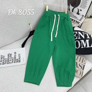 Quần Kaki Nữ Dáng Bom Lưng Chun Co Giãn