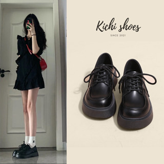 Giày oxford KICHI chuẩn hãng SRSOO giày dẫm gót cổ thấp giày lolita đi học giày đốc nữ đế bằng basic M18