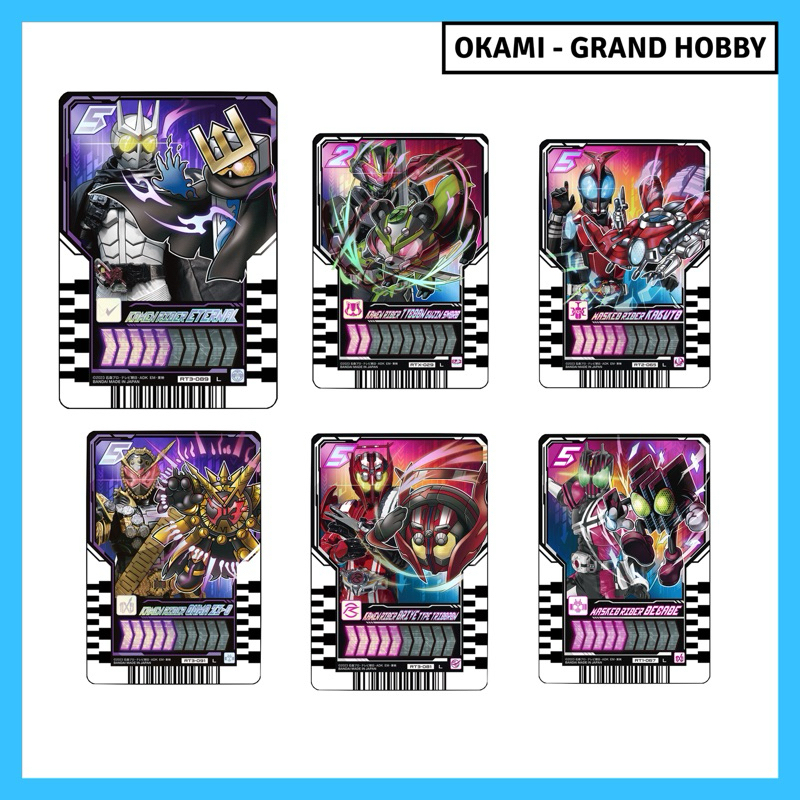 Chemy Card Legend Rider độ hiếm L - Card sưu tập Kamen Rider Gotchard chính hãng JP