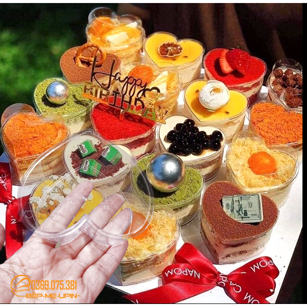 Cốc nhựa đựng bánh mousse, Panacotta, bánh tươi...