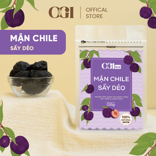Mận khô chile sấy dẻo OGI 100% mận chile, không chất bảo quản túi zip 235gr