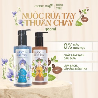 Nước Rửa Tay Thuần Chay MUSEDAY Khử Mùi, Làm Mềm Và Dưỡng ẩm Cho Da Tay Khô Nhạy Cảm 300ml